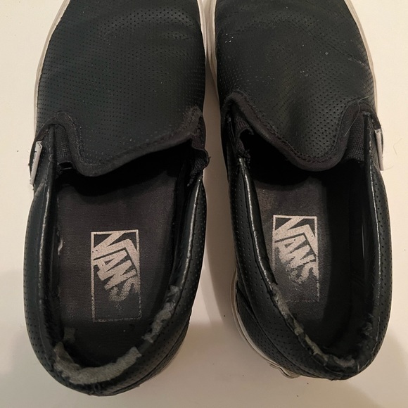 Leather Slip On Vans - Picture 5 of 6